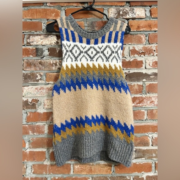 Ichi Wool Blend Knit Sweater Vest Size XS - Picture 5 of 12